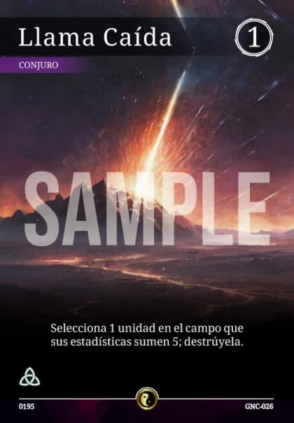 Llama Caída