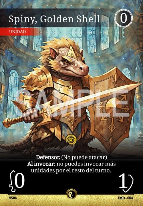Spiny, Golden Shell