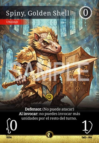 Spiny, Golden Shell