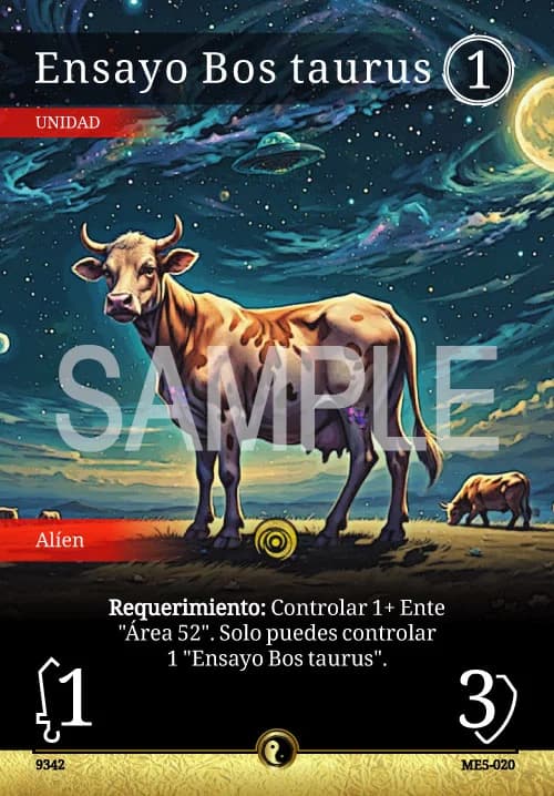 Ensayo Bos taurus