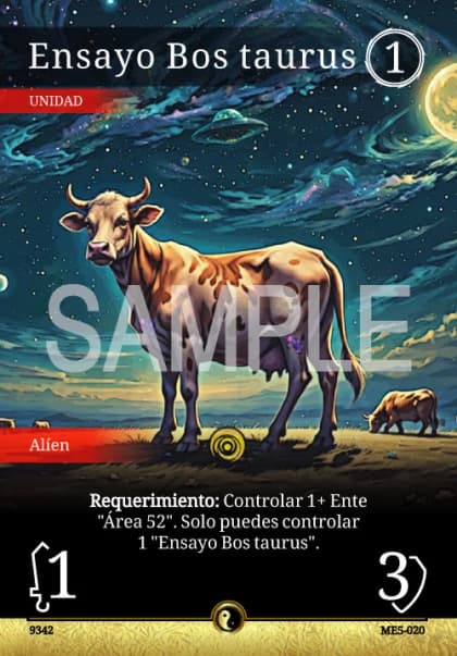 Ensayo Bos taurus