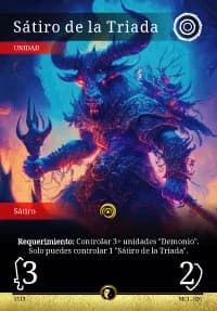 Carta Sátiro de la Triada